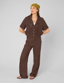 Pantalon brod&eacute;