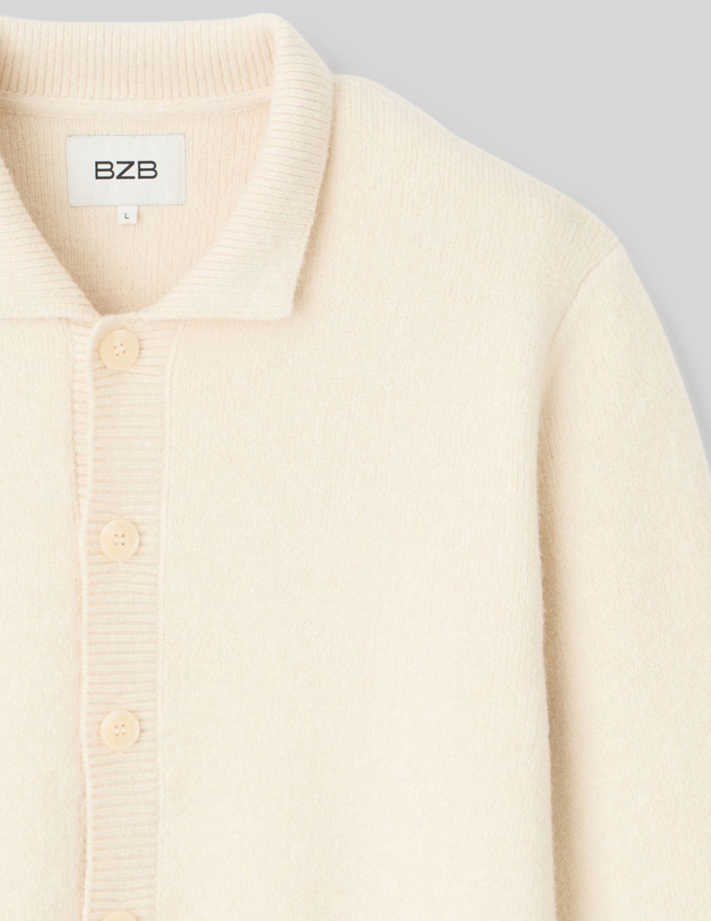 Cardigan col polo