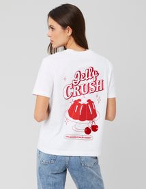 T-shirt imprim&eacute; devant/dos