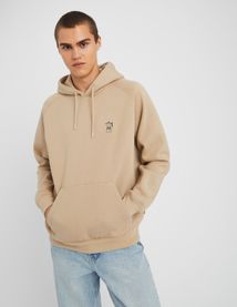 Sweat brodé à capuche