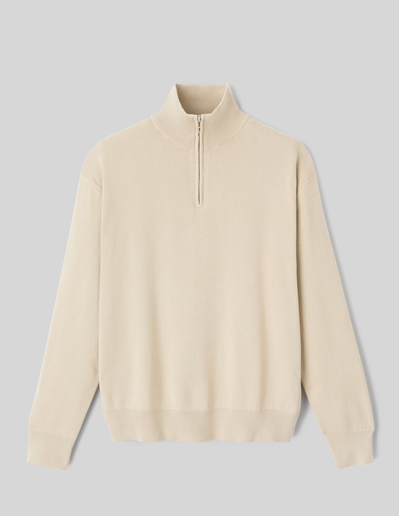 Pull col montant zippé