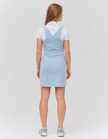 Robe en velours boutonnée