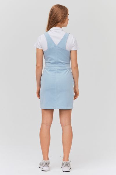 Robe en velours boutonnée