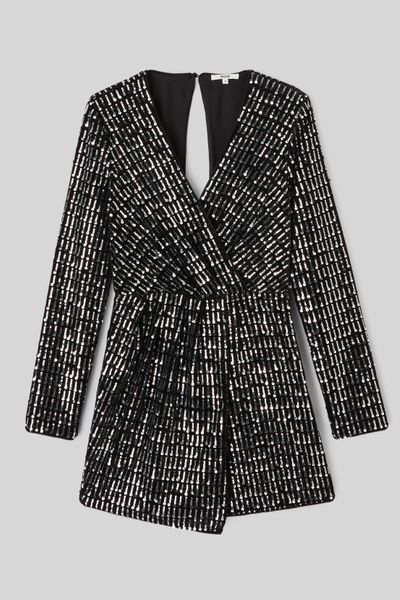 Combinaison short paillettes