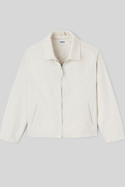 Veste zippée col velours