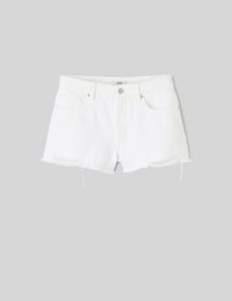 Short en Denim Raw cut