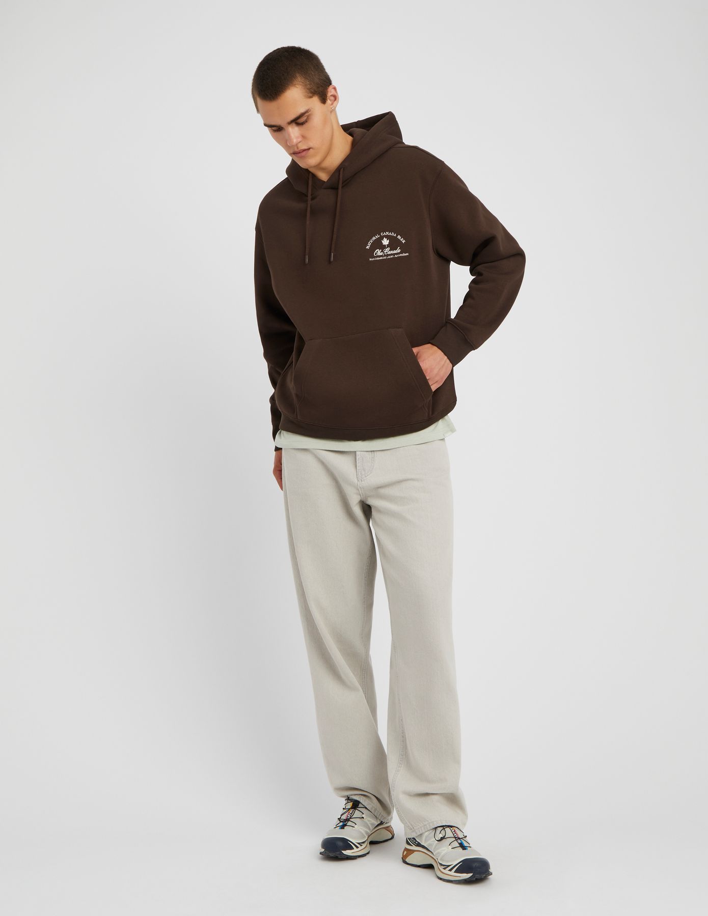 Sweat &agrave; capuche brod&eacute;