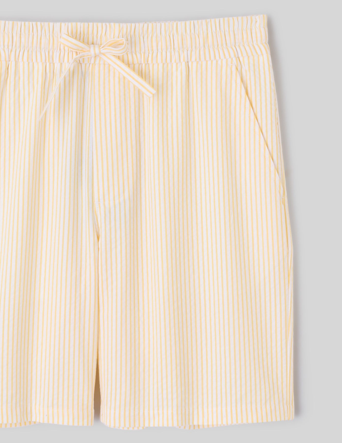 Bermuda ray&eacute; seersucker