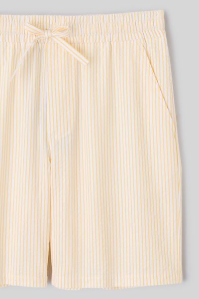 Bermuda ray&eacute; seersucker