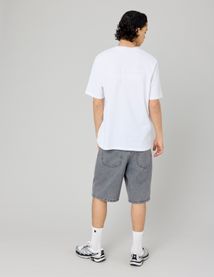 Bermuda jean gris