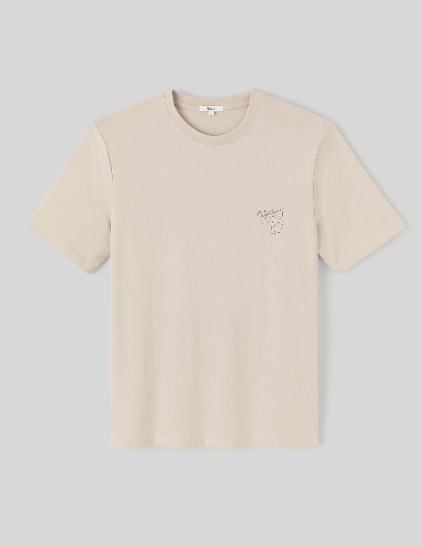 T-shirt imprimé poitrine