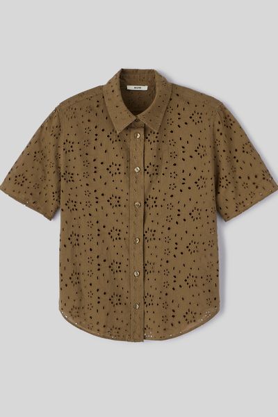 Chemisette broderie anglaise