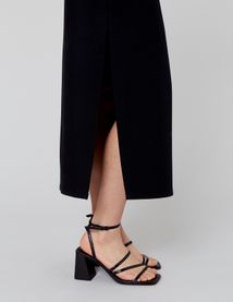 Robe longue asymétrique