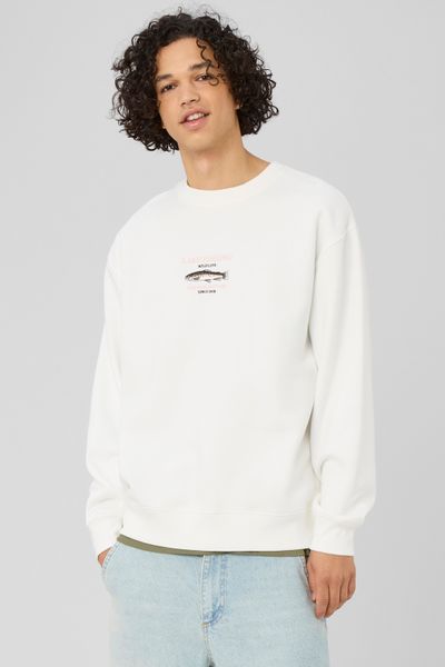 Sweat broderie poitrine