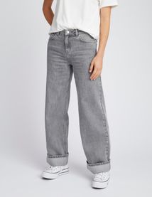 Jean wide leg revers