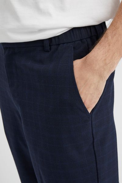 Pantalon de ville à carreaux
