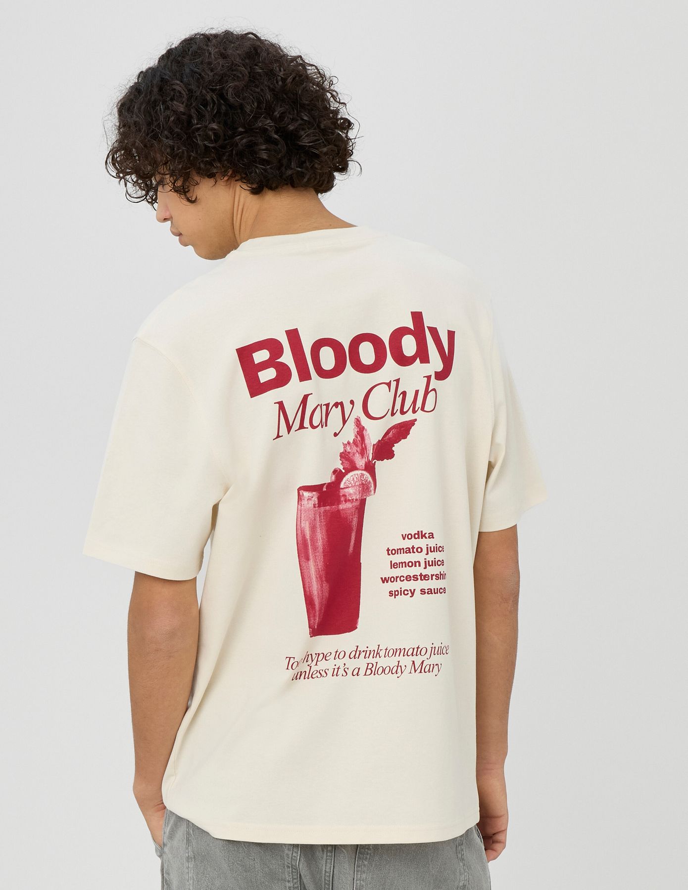 T-shirt imprimé devant/dos