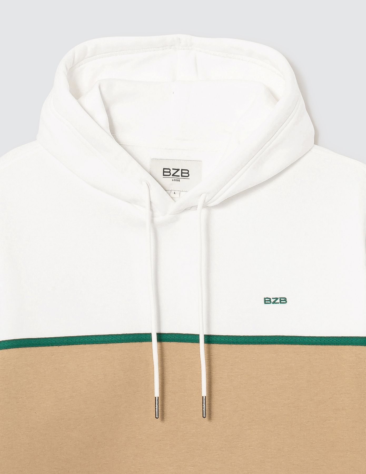 Sweat colorblock avec bande contrastée