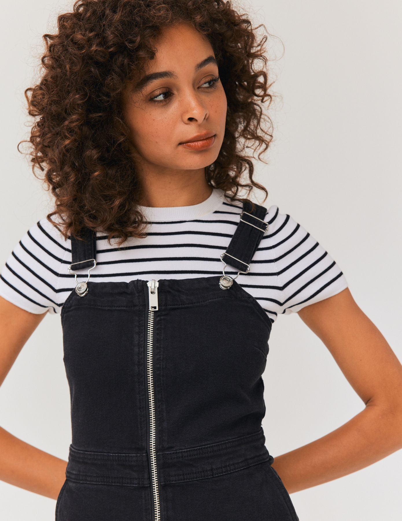Robe chasuble en jean