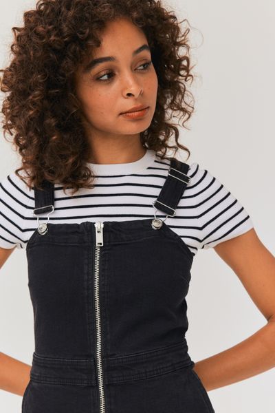 Robe chasuble en jean