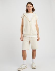 Sweat zippé sans manches