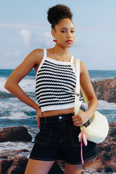 Short en denim
