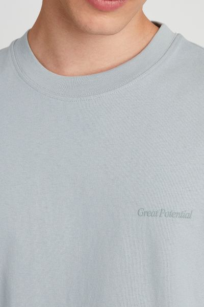 T-shirt emboss&eacute; devant dos