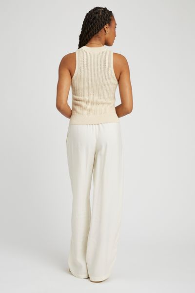 Débardeur en crochet pailleté