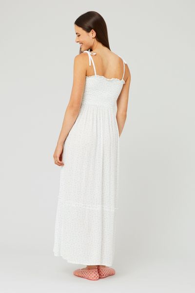 Robe longue imprimée