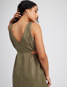Robe longue en lyocell