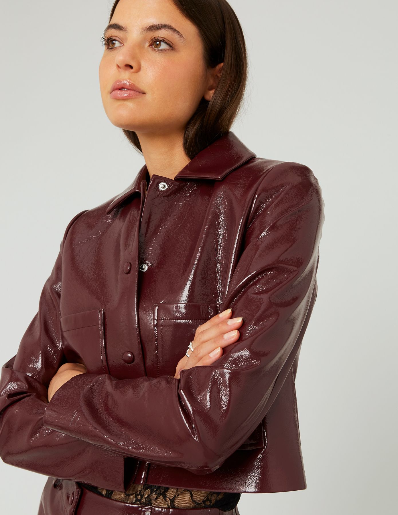 Veste en vinyle