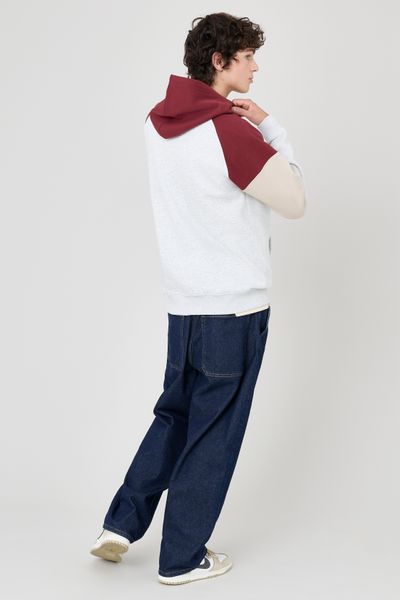 Sweat colorblock à capuche