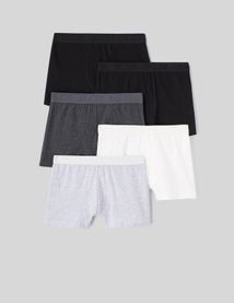 Lot de 5 boxers unis
