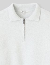 Pull col polo zippé