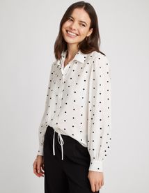 Chemise à pois