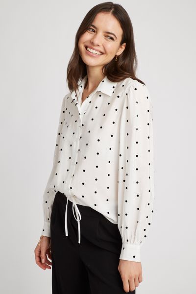 Chemise à pois