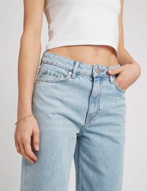Jean wide leg taille standard