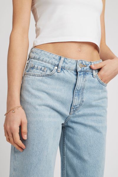Jean wide leg taille standard