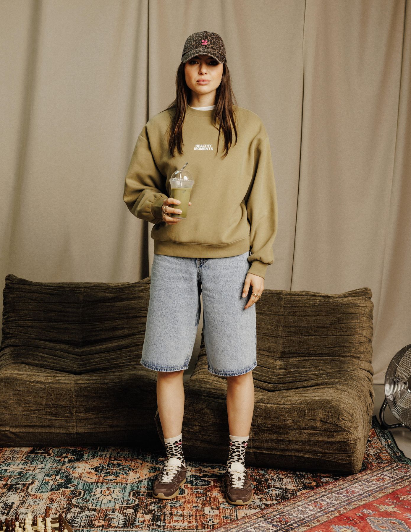 Bermuda en jean long