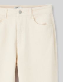 Pantalon straight velours