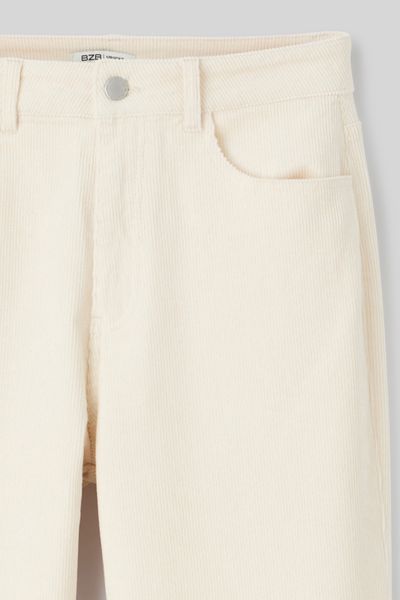 Pantalon straight velours