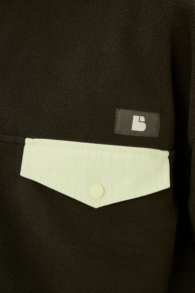 Polaire col montant zippé