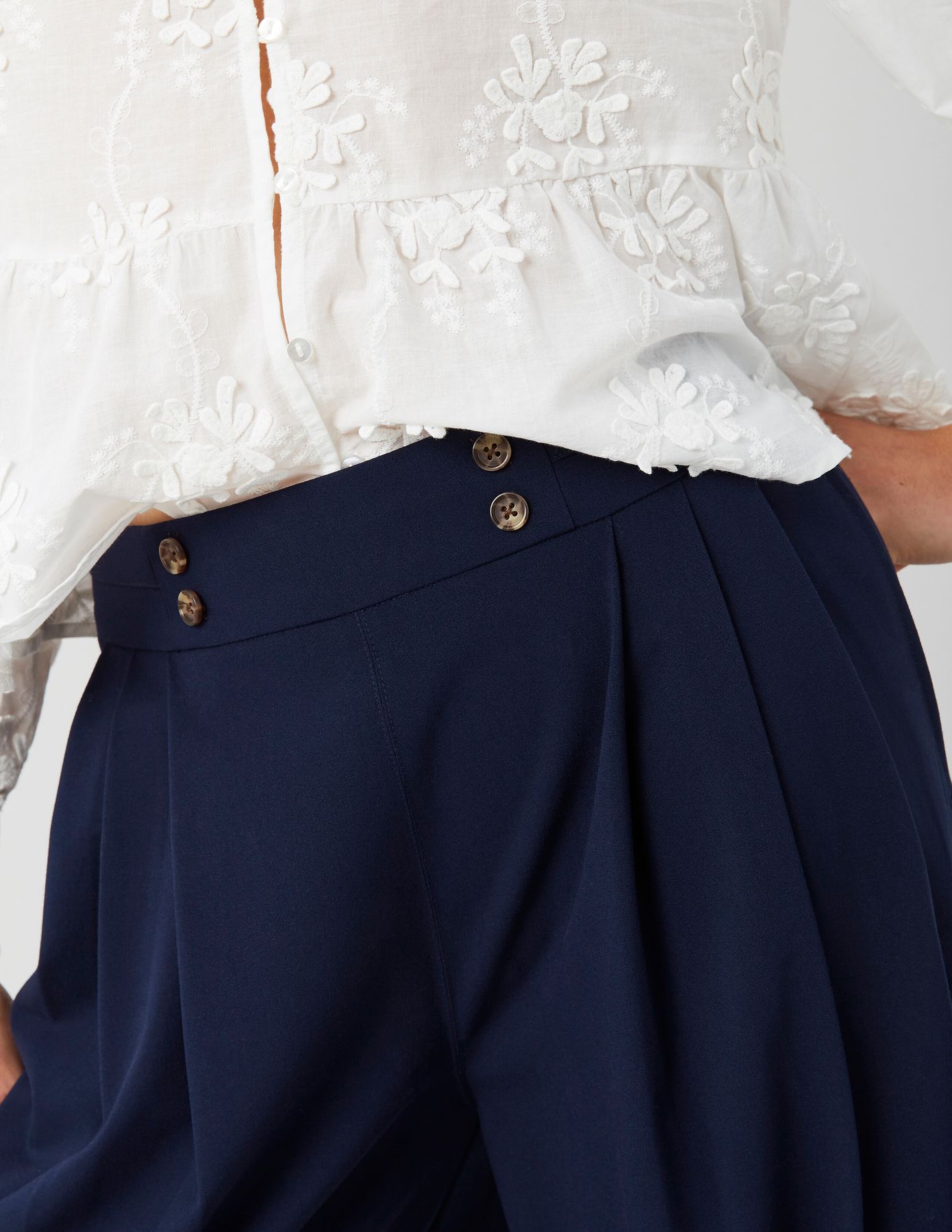 Pantalon fluide à pinces