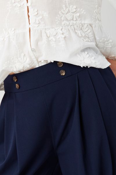 Pantalon fluide à pinces