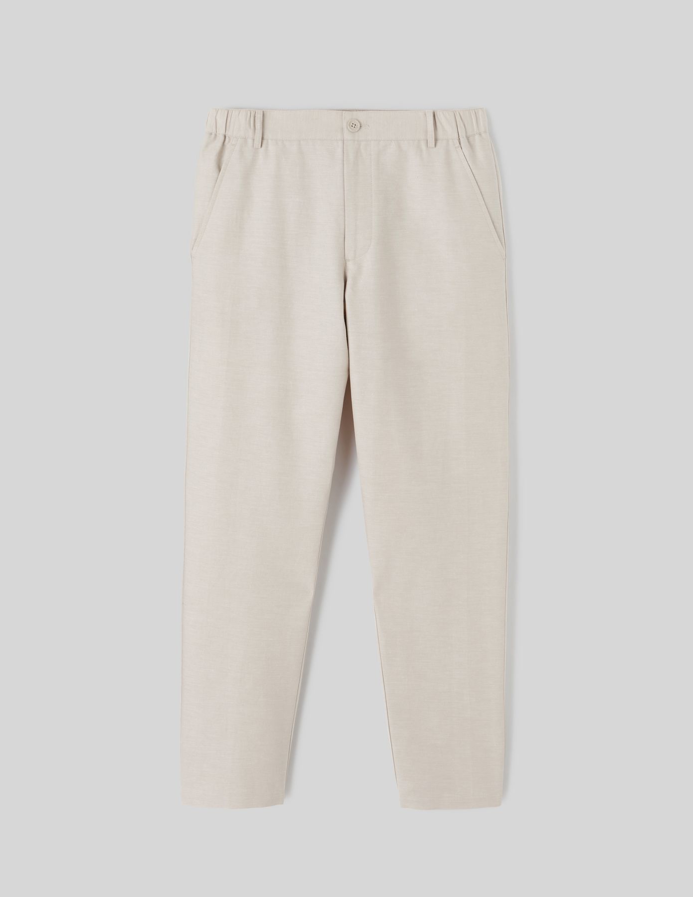 Pantalon de ville coton lin