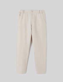 Pantalon de ville coton lin