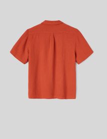 Chemise manches courtes gaze de coton