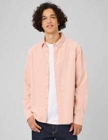 Chemise en velours c&ocirc;tel&eacute;