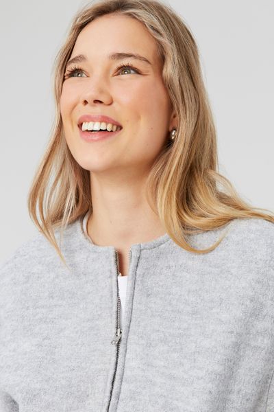 Veste boule en laine