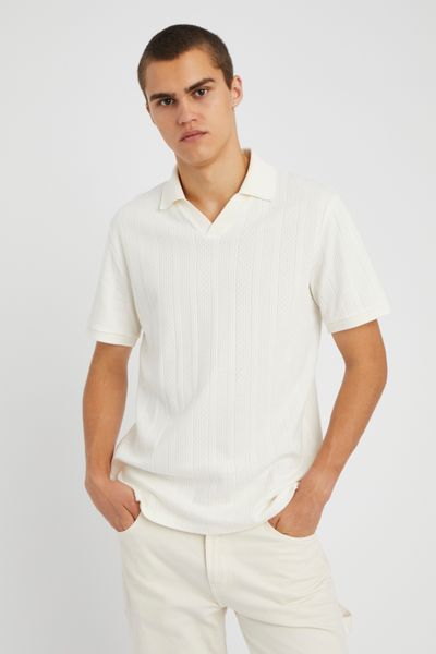 Polo maille fantaisie